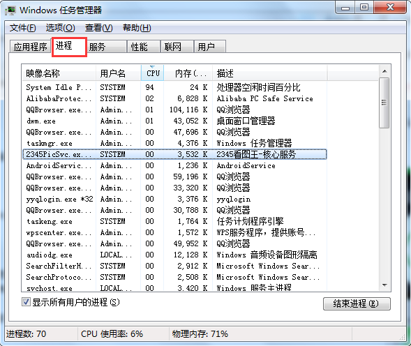 Win7旗舰版CPU占用过高的解决方法