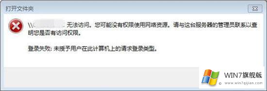 win7局域网无法访问提示没有权限的方式